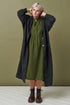 Image 7 of Pure linen dress washed and soft with long sleeves Madeira from Baltic Linen
